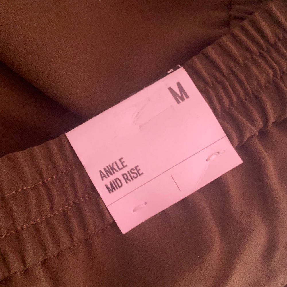 Express ankle mid rise pant size M colour olive jogger pant